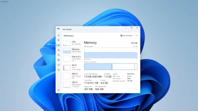 windows11 ram management
