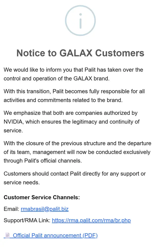 galax shut down 2