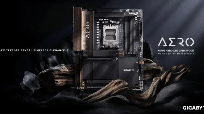 gigabyte x870e aero x3d darkwood 1
