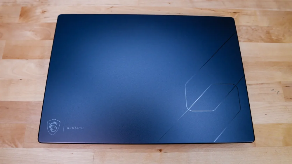 The Stealth 16 AI+ comes in a Charcoal Black color, with an all-aluminum alloy chassis.