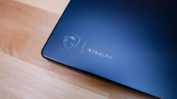 Stealth 16 AI+ B3WF laptop with MSI Dragon logo and 