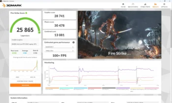 msi stealth 3dmark fire