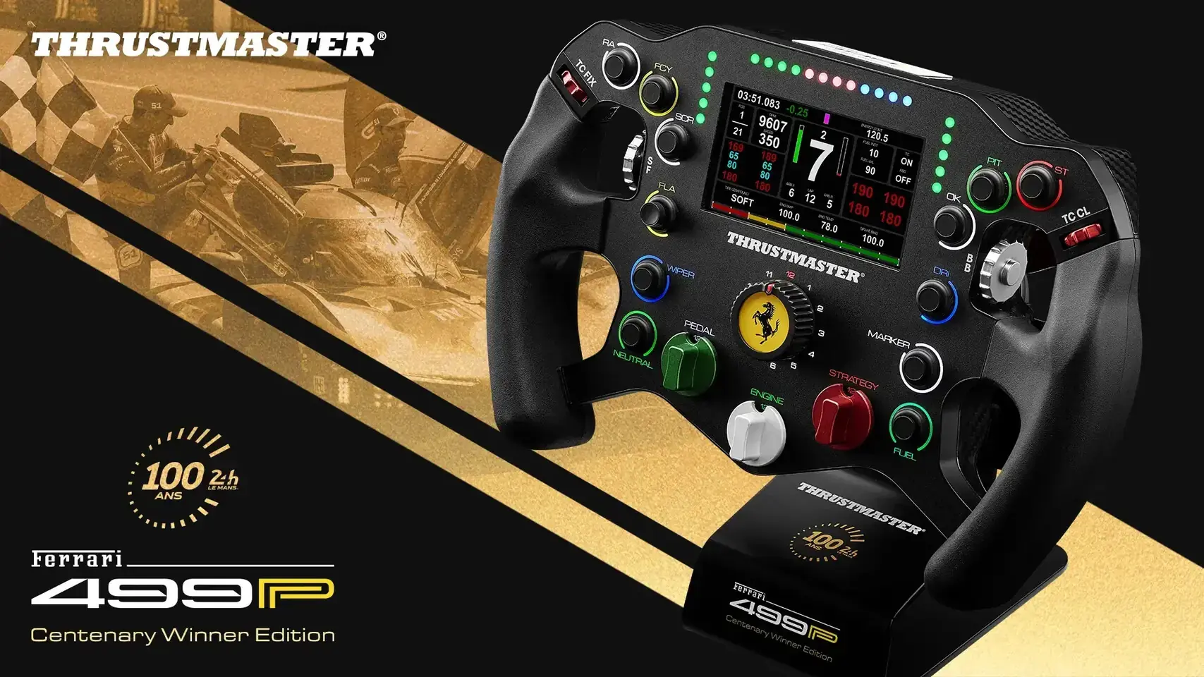 Thrustmaster Unveils Ultra-Exclusive Ferrari 499P Centenary Winner Sim ...