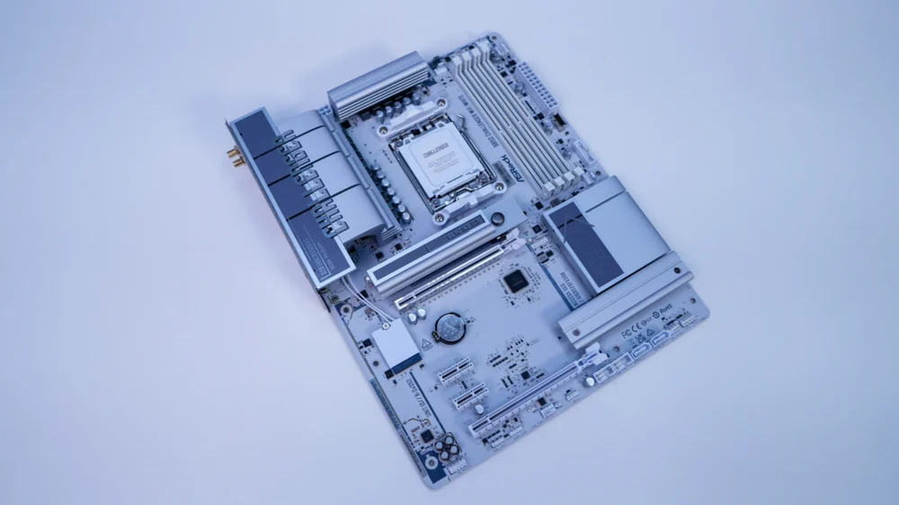 ASRock B850 Challenger WiFi White Motherboard