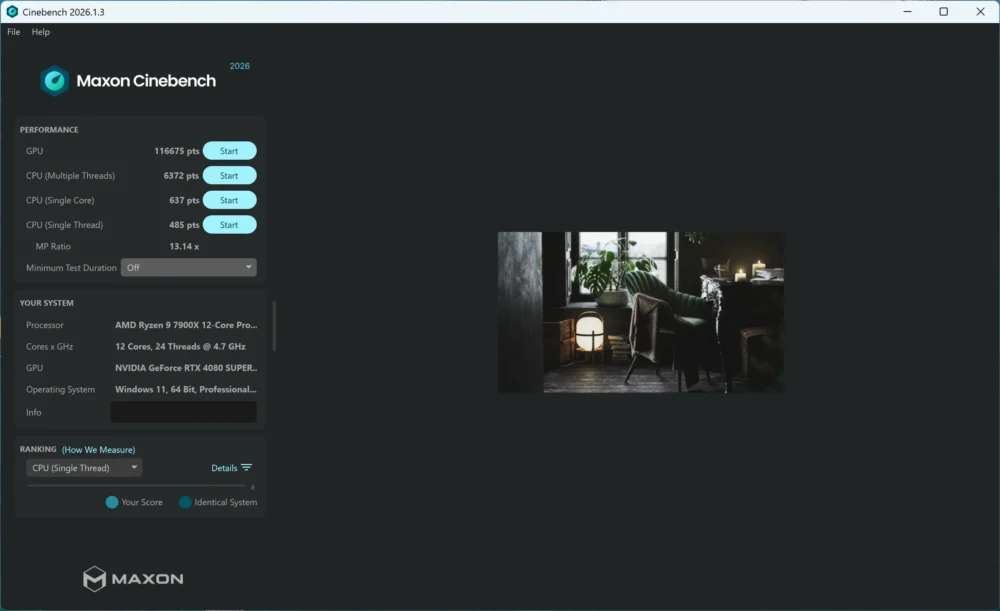 asrock b850 challenger wifi white cinebench