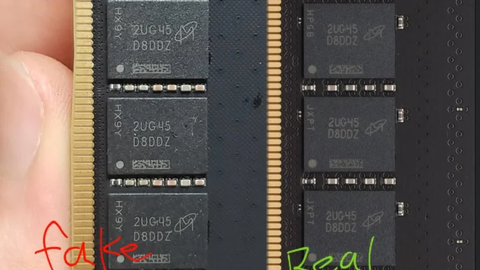 kingston ddr5 fake 1