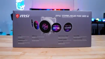 MSI MPG CORELIQUID P22 360 W Liquid CPU Cooler