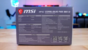 MSI MPG CORELIQUID P22 360 W Liquid CPU Cooler