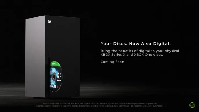 xbox disc to digital