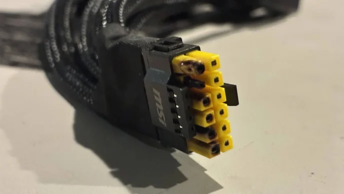 dlss5 melted connector 1