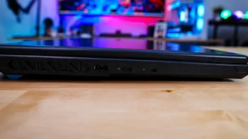 The left side of the MSI Crosshair 16 HX E14W has two USB 3.2 gen 2 Type-C ports and the power adapter connector