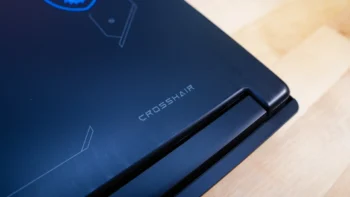 The MSI Crosshair 16 HX E14W has an aluminum chassis