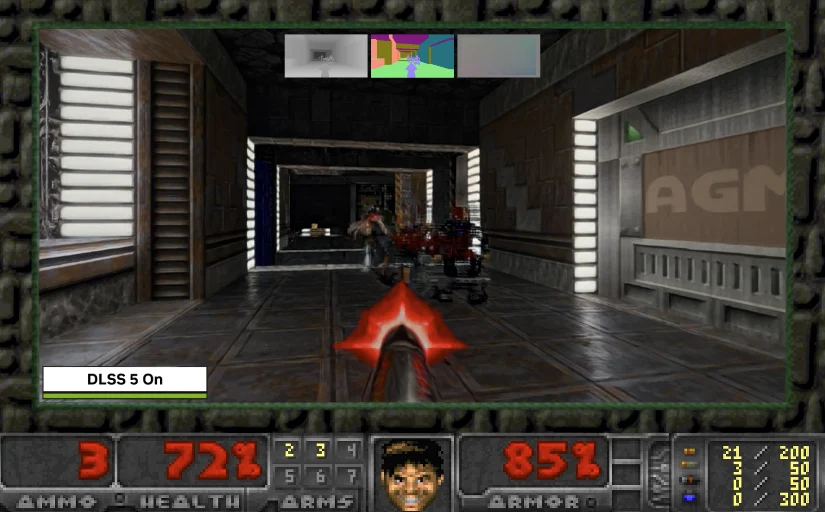 doom dlss5 corridor