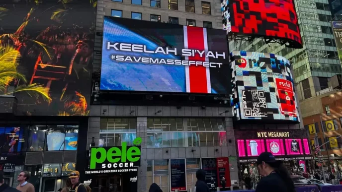mass effect times square 1