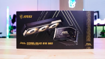 MSI MEG CoreLiquid E15 360 Liquid CPU Cooler