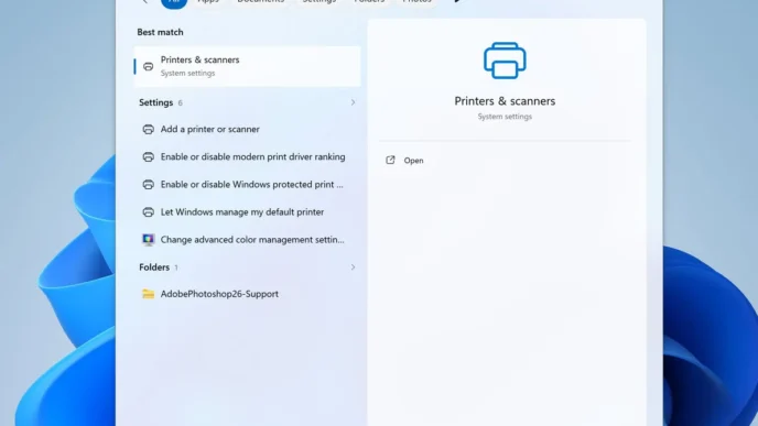 windows11 printers 1