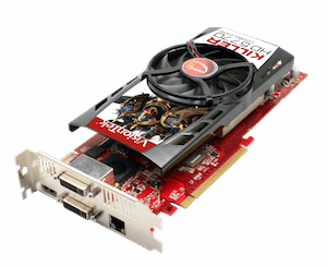 Killer HD 5770 combo card A picture of the VisionTek Killer HD 5770 card